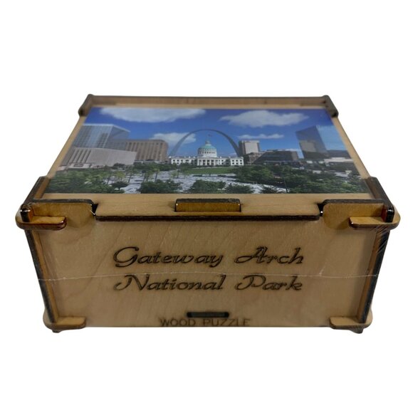 Gateway Arch National Park 204-Piece Wooden Puzzle In Decorative Box For Ages 8+ - Picture 3 of 6